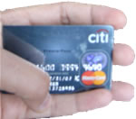 A picture of a credit or charge card from Citigroup Inc.
