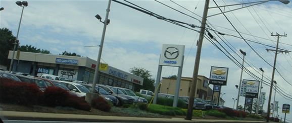 A one stop dealer offering brands such as Mazda, Chevrolet, Buick, and so on.